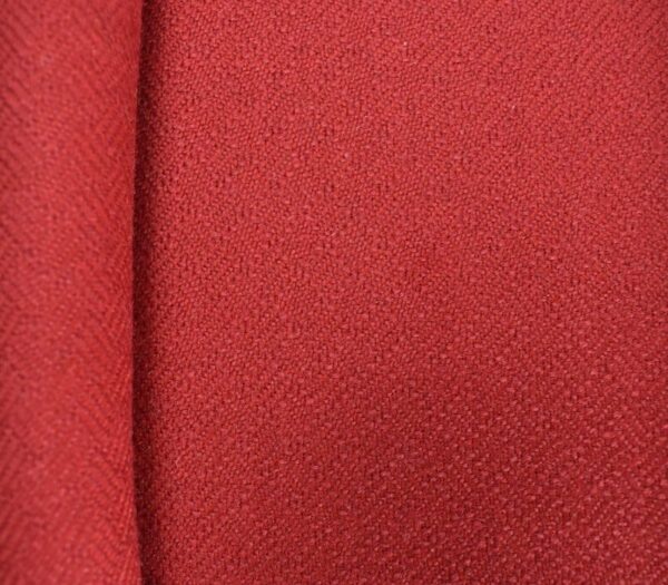Tkanina Merino Wool czerwona jodełka