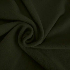 Flausz tkanina wełniana bardzo ciemna zieleń "khaki" 560 gr/mb