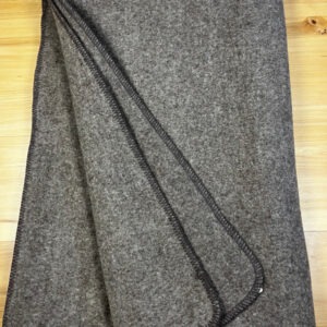 Koc wełniany jasno brązowy z brązowym obszyciem 150 x 200 cm (2kg) Koc wełniany jasno brązowy z brązowym obszyciem 150 x 200 cm (2kg)