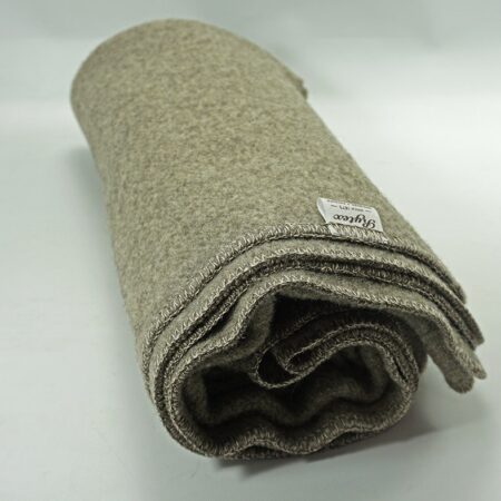 Koc wełniany 100% wełna Rytex kolor beż/brąz – overlock ecru 137 x 204 cm – 500 g/m (1kg) Koc wełniany 100% wełna Rytex kolor beż/brąz - overlock ecru 137 x 204 cm - 500 g/m (1kg)