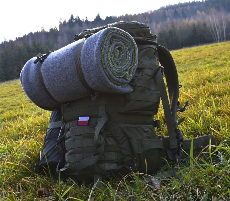 Gruby koc wełniany Armii Wojska Polskiego – 140 x 205 cm (2.2kg) Gruby koc wełniany Armii Wojska Polskiego - 140 x 205 cm (2.2kg) - obrazek 4